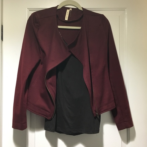 My Beloved Jackets & Blazers - SOLD My Beloved maroon blazer M EUC